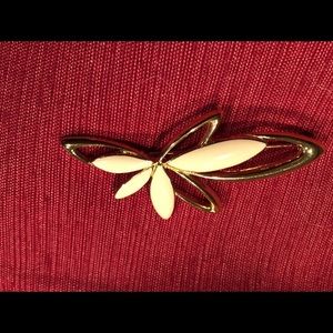 Beautiful 3” Trifari Flower Brooch